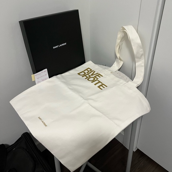 YSL white tote - Picture 1 of 4